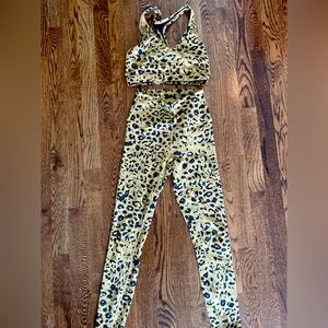 Varley high waist legging and top set